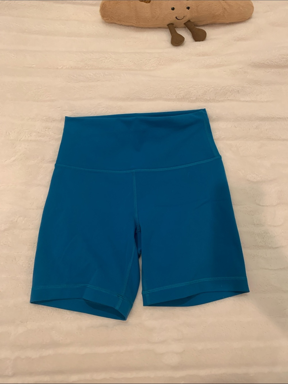 lululemon athletica Bright Blue High-Rise Bike Shorts - Picture 3 of 3